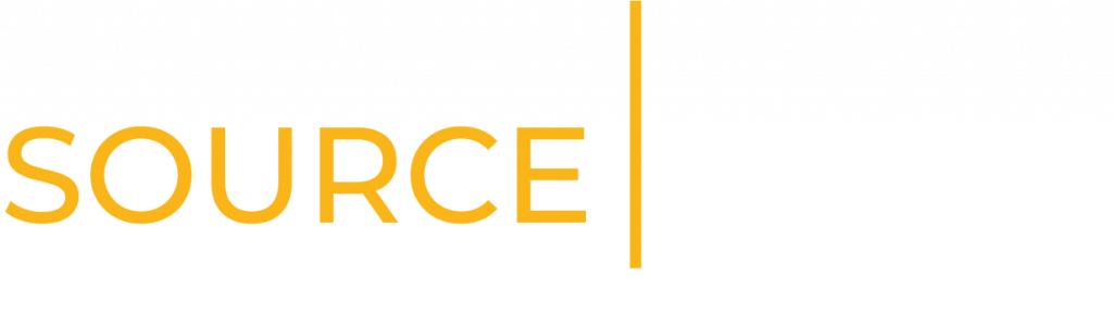 SOURCE-IDENT half-white logo — digital watermarking and image licensing solution by MEDIA-IDENT Group