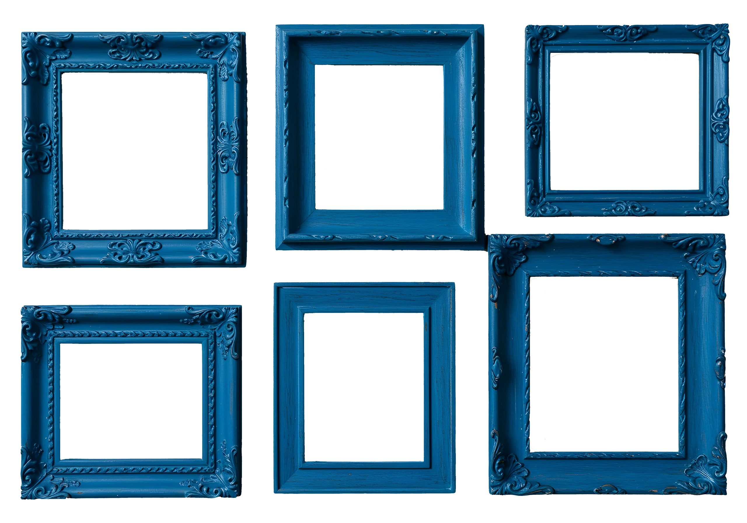 Image copyright monitoring concept showing protected digital image frames | COPY-IDENT